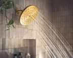 MOEN S112BG One-Function 10" Diameter Spray Head Rainshower - Brushed Gold