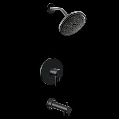 MOEN UT4293EPBL Align Align Matte black M-CORE 4-Series tub/shower, Matte Black