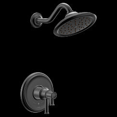 MOEN UT4312EPBL Belfield Belfield Matte black M-CORE 4-Series shower only, Matte Black