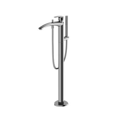 TOTO TBG09306U#CP Gm Single-Handle Free Standing Tub Filler With Handshower - Polished Chrome