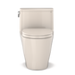 TOTO MS642124CEFG#12 Nexus One-Piece Elongated 1.28 GPF Universal Height Toilet with CEFIONTECT and SS124 SoftClose Seat , Sedona Beige