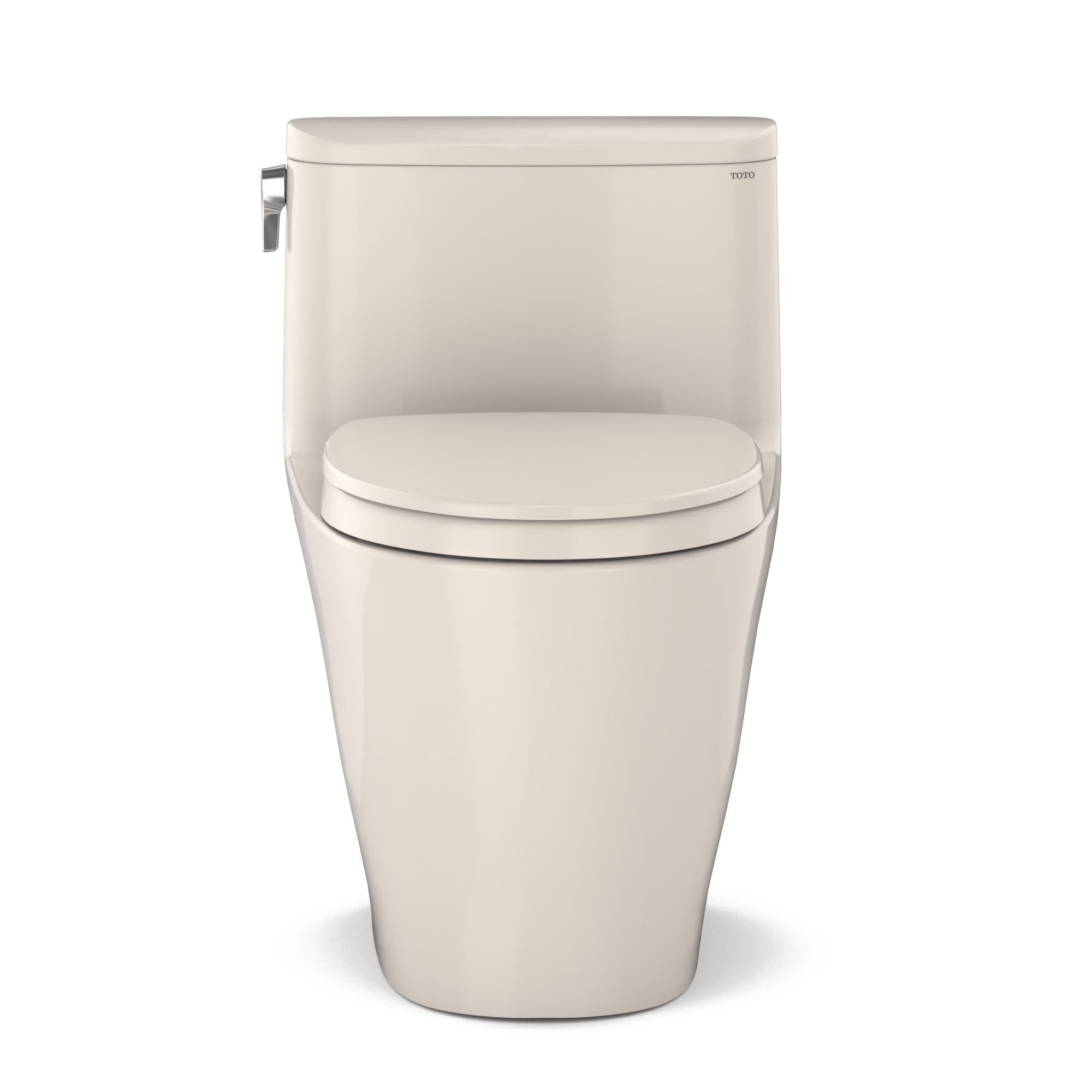 TOTO MS642124CUFG#12 Nexus 1G One-Piece Elongated 1.0 Gpf Universal Height Toilet With Cefiontect And Ss124 Softclose Seat - Sedona Beige