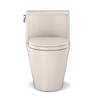 TOTO MS642124CUFG#12 Nexus 1G One-Piece Elongated 1.0 Gpf Universal Height Toilet With Cefiontect And Ss124 Softclose Seat - Sedona Beige