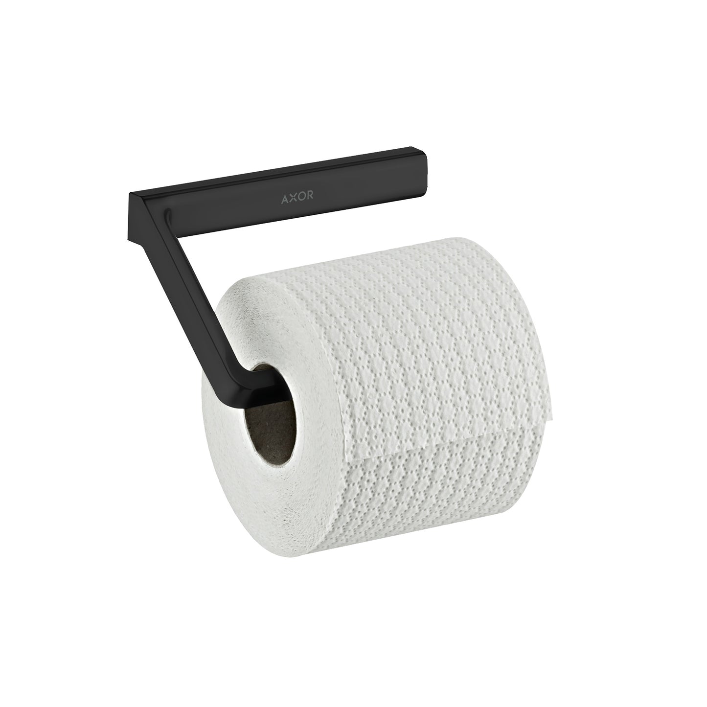 AXOR Universal SoftSquare Toilet Paper Holder without Cover in Matte Black
