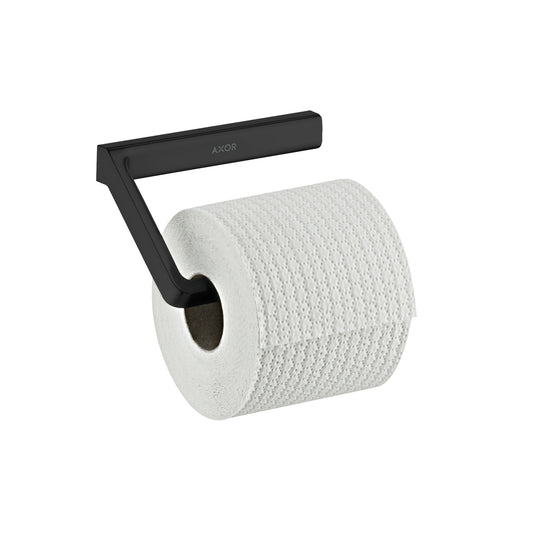 AXOR Universal SoftSquare Toilet Paper Holder without Cover in Matte Black