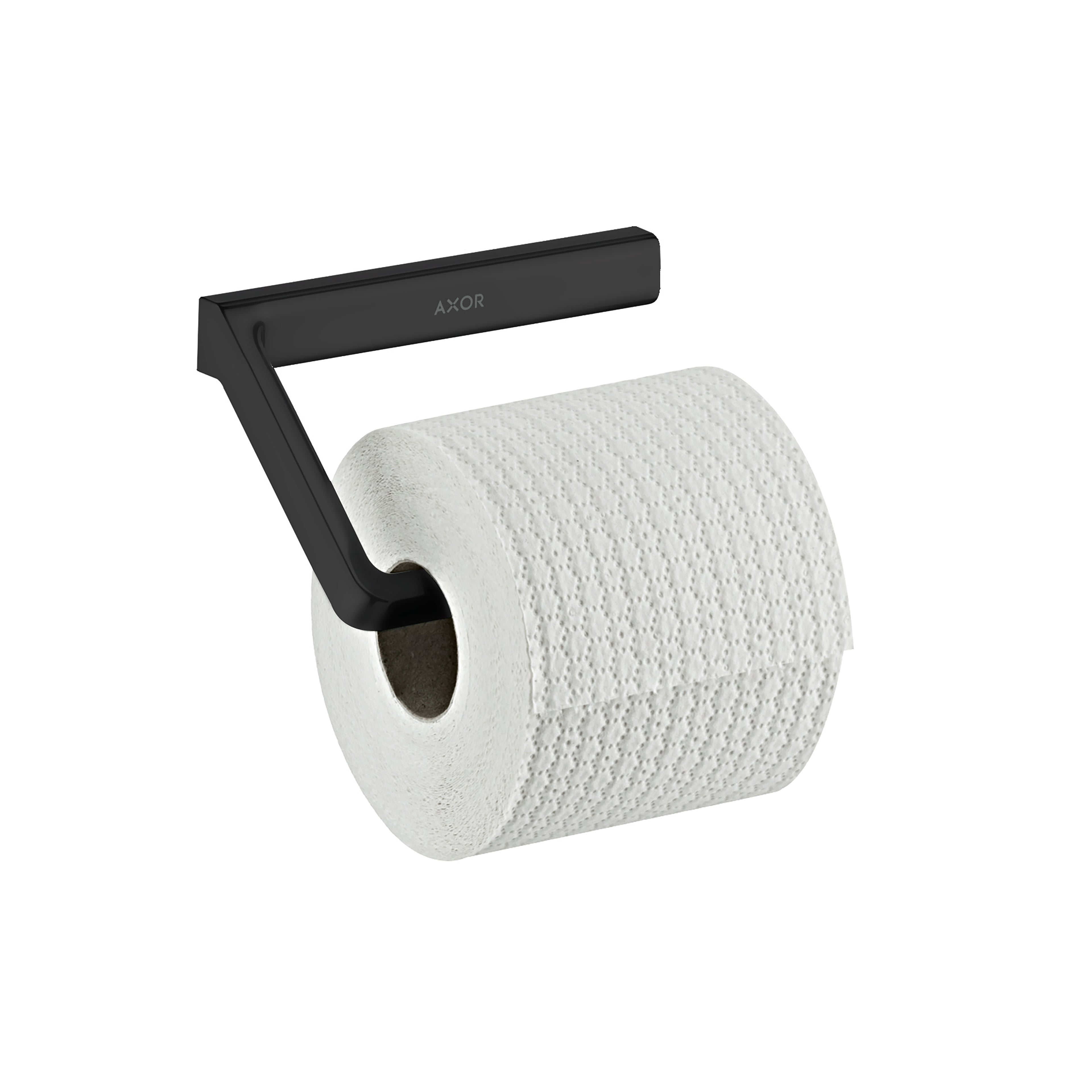 AXOR 42846670 Universal SoftSquare Toilet Paper Holder without Cover - Matte Black
