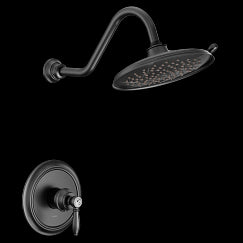 MOEN UTS232102EPBL Weymouth  M-Core 2-Series Shower Only In Matte Black