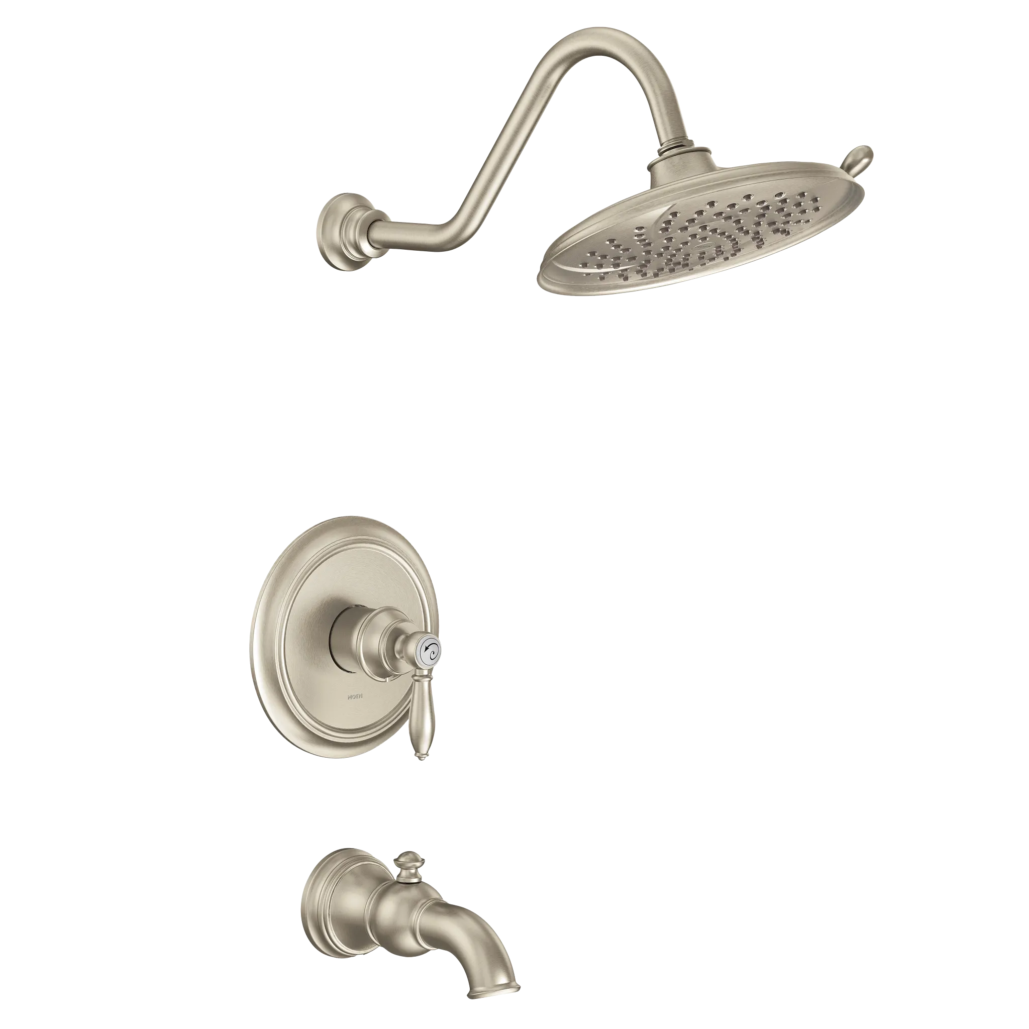 MOEN UTS232104EPBN Weymouth M-Core 2-Series Tub and Shower Trim - Brushed Nickel