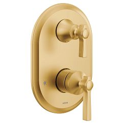 MOEN UTS2411BG Flara  M-Core 3-Series With Integrated Transfer Valve Trim In Brushed Gold