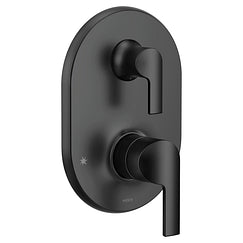 MOEN UTS2611BL Doux  M-Core 3-Series With Integrated Transfer Valve Trim In Matte Black