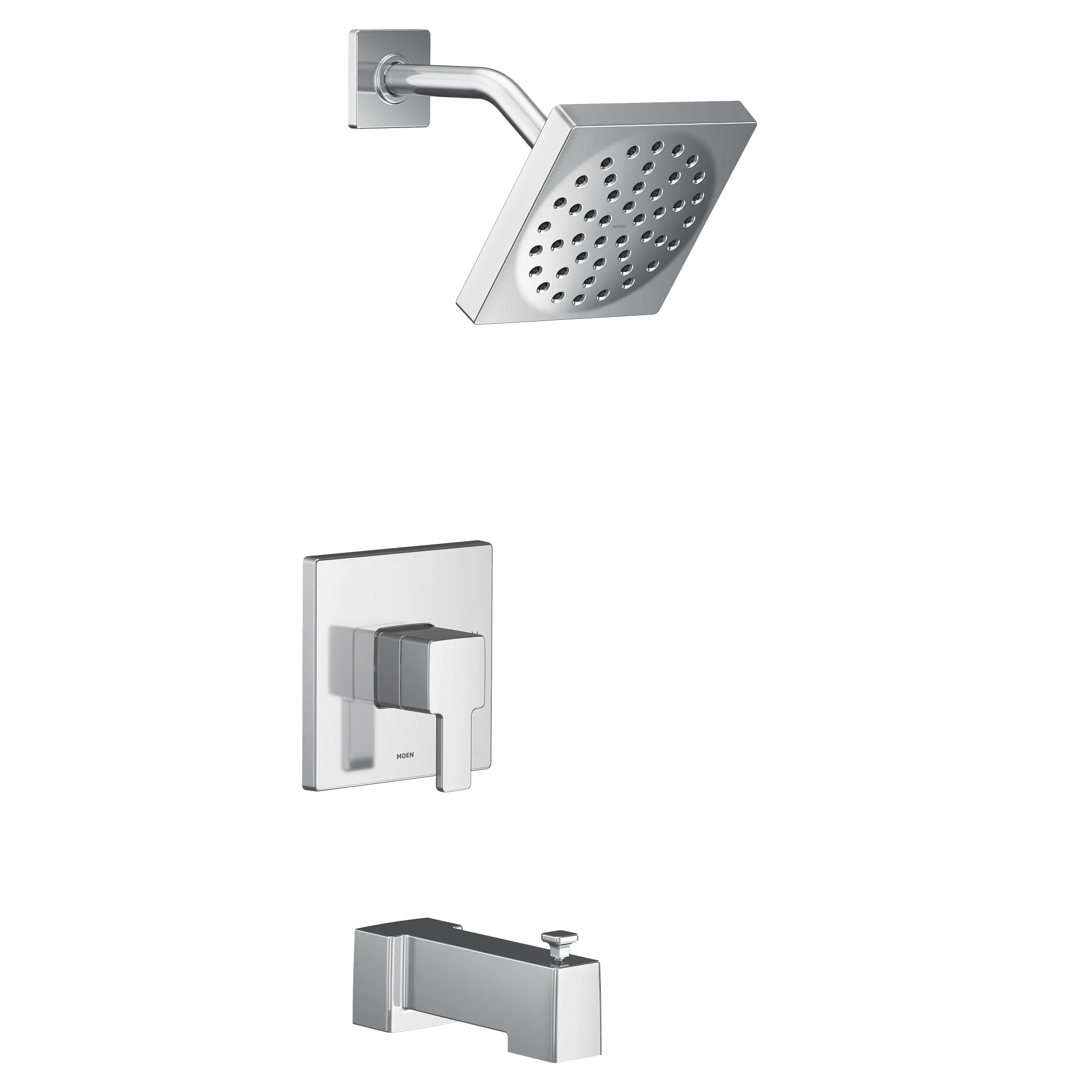 MOEN UTS2713EP 90 Degree M-Core 2-Series Tub and Shower Trim - Chrome