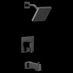 MOEN UTS2713EPBL 90 Degree  M-Core 2 Series Tub/Shower In Matte Black