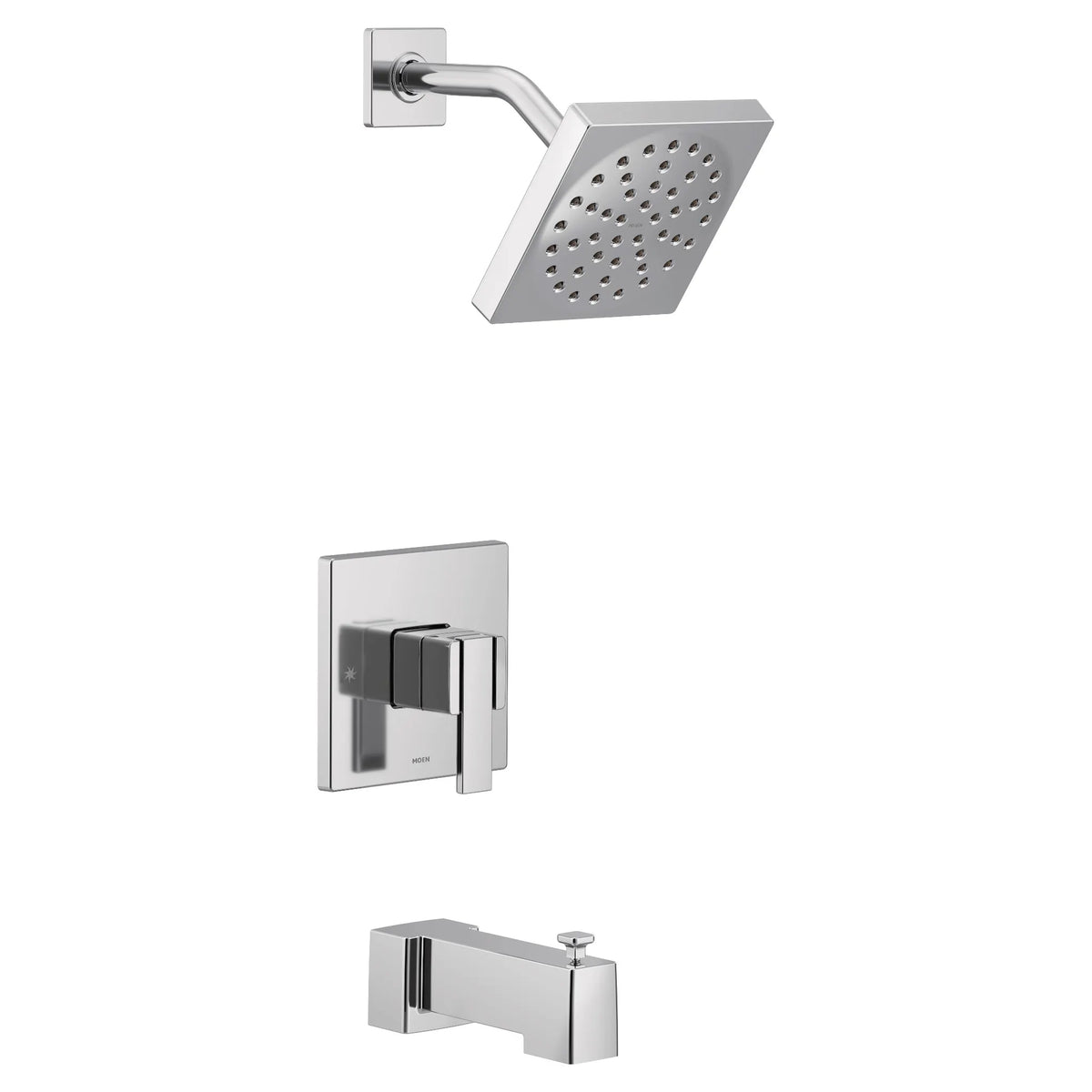 MOEN UTS3713EP 90 Degree M-Core 3-Series Tub and Shower Trim - Chrome