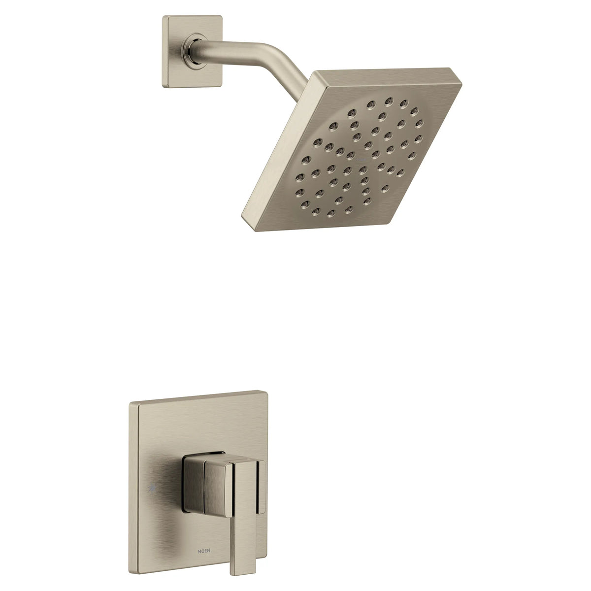 MOEN UTS3715BN 90 Degree M-Core 3-Series Shower Trim - Brushed Nickel