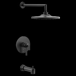 MOEN UTS42003EPBL Arris Matte black M-CORE 4-Series tub/shower, Matte Black