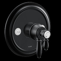 MOEN UTS43101BL Weymouth Matte black M-CORE 4-Series tub/shower valve only, Matte Black