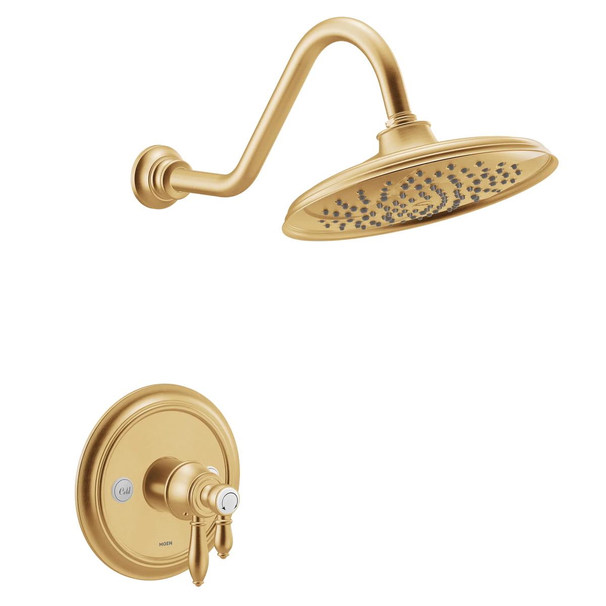 MOEN UTS43102EPBG Weymouth M-Core 4-Series Shower Trim - Brushed Gold