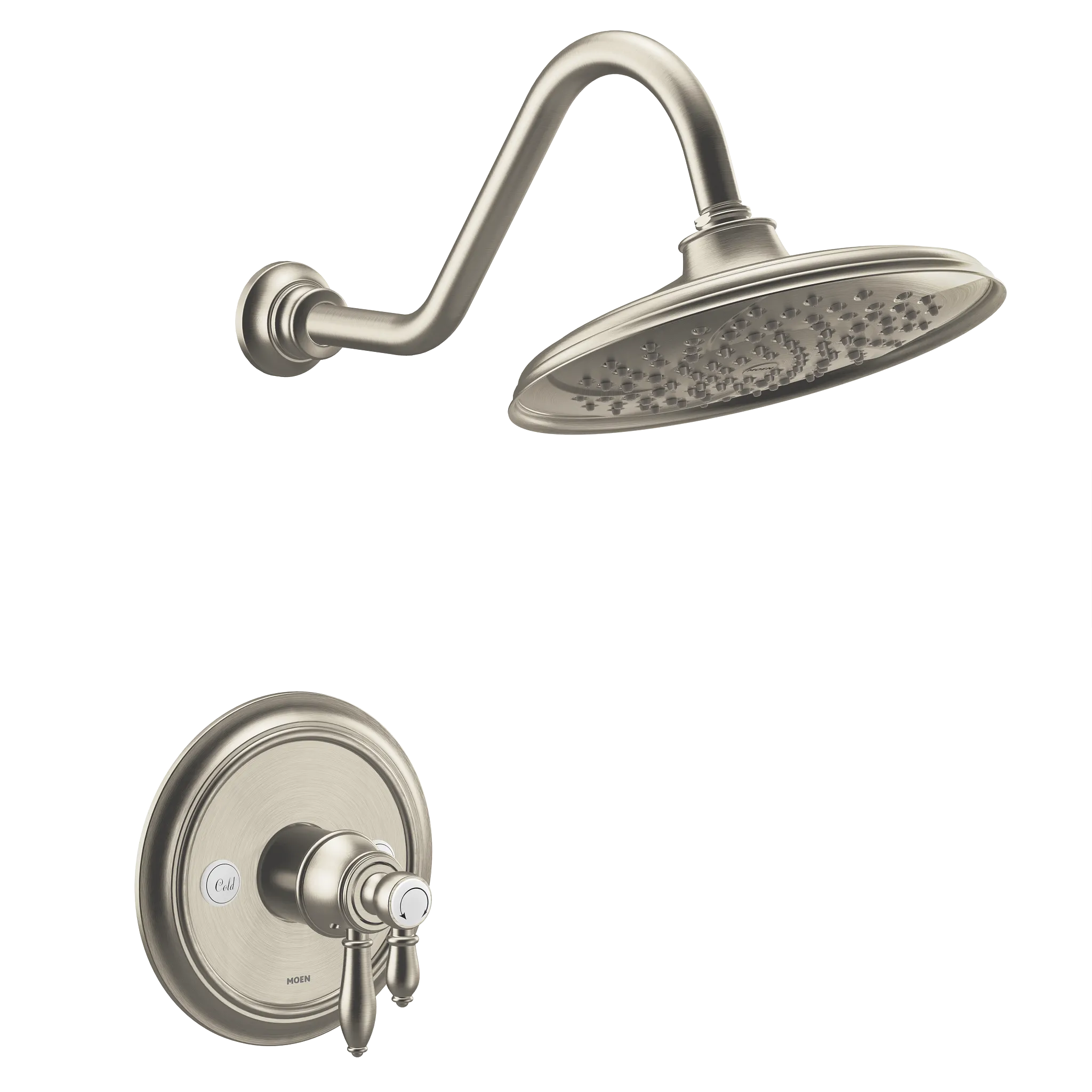 MOEN UTS43102EPBN Weymouth M-Core 4-Series Shower Trim - Brushed Nickel
