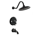 MOEN UTS43103EPBL Weymouth M-Core 4-Series Tub and Shower Trim - Matte Black