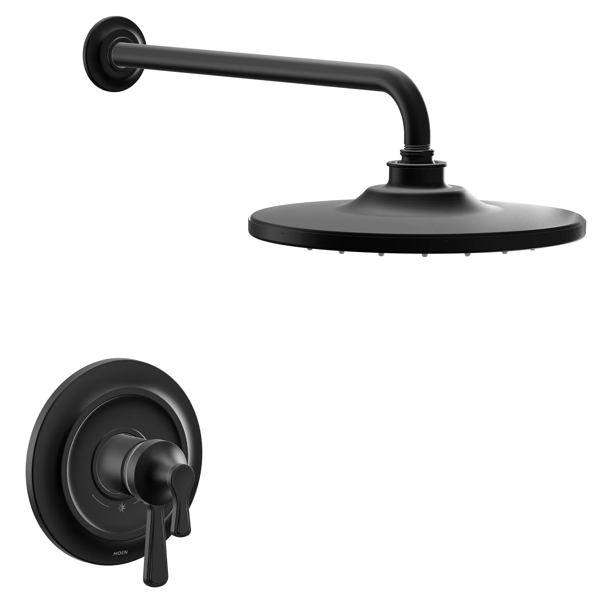 MOEN UTS444302EPBL Colinet M-Core 4-Series Shower Trim - Matte Black