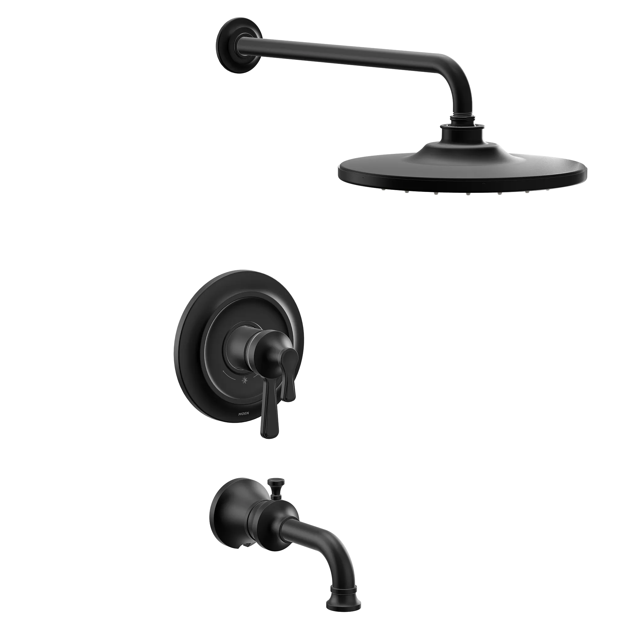 MOEN UTS444303EPBL Colinet M-Core 4-Series Tub and Shower Trim - Matte Black