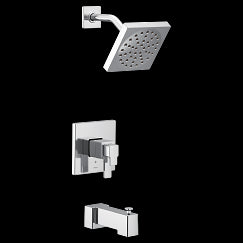 MOEN UTS4713EP 90 Degree Chrome M-CORE 4-Series tub/shower, Chrome