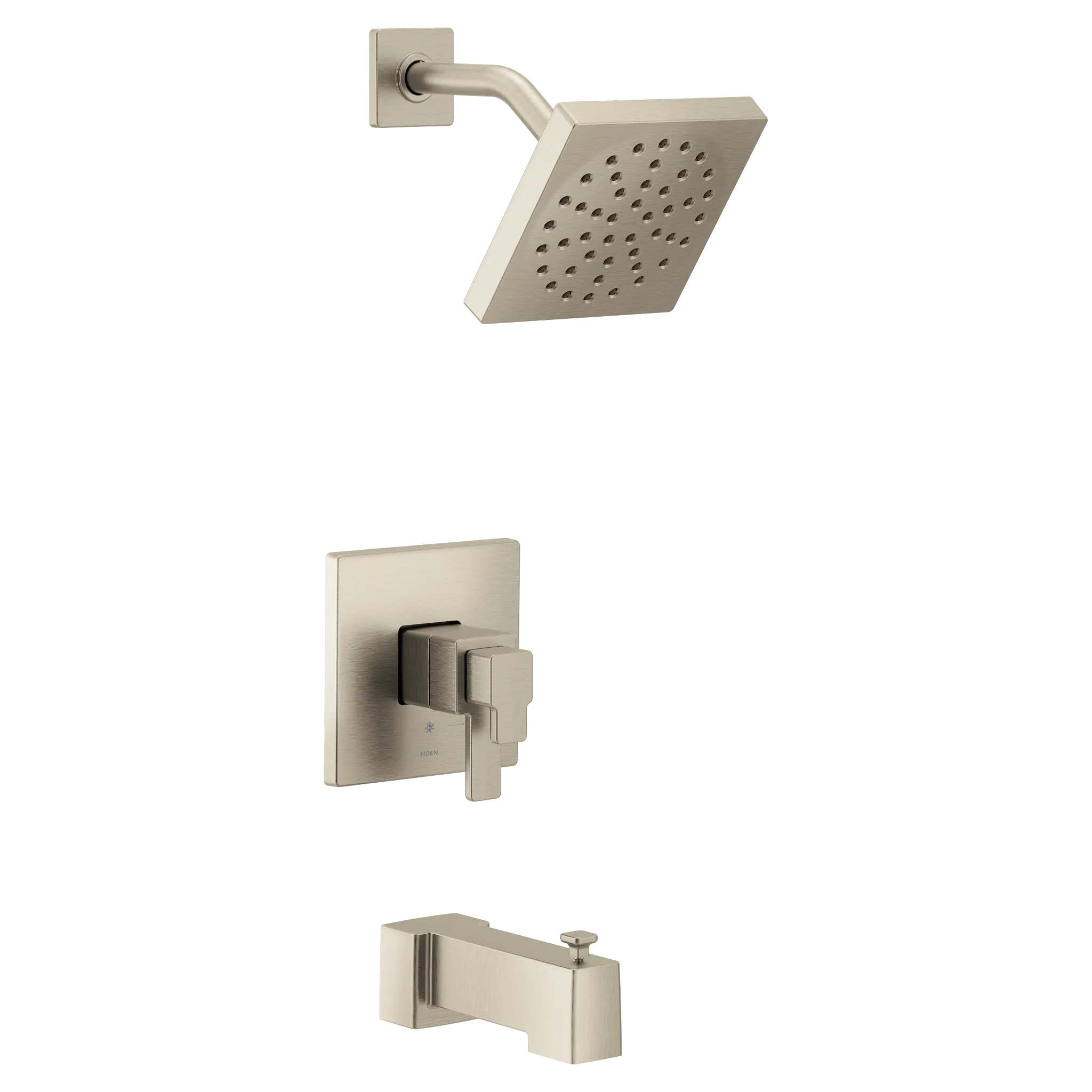 MOEN UTS4713EPBN 90 Degree M-Core 4-Series Tub and Shower Trim - Brushed Nickel