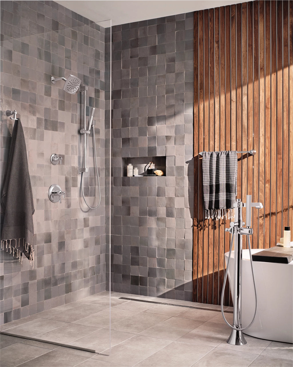MOEN UTS4912EP Flara M-Core 4-Series Shower Trim - Brushed Nickel