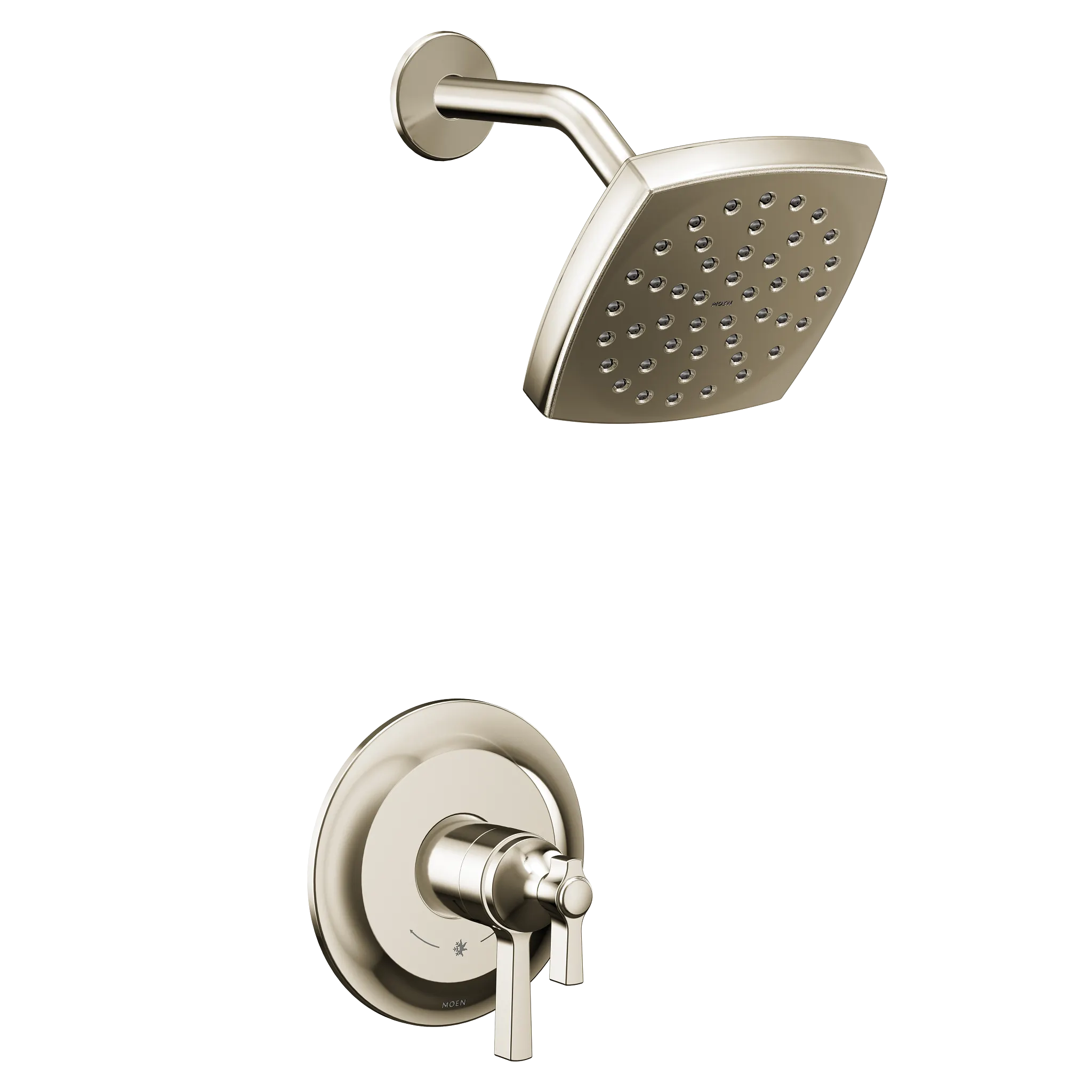MOEN UTS4912EPNL Flara M-Core 4-Series Shower Trim - Polished Nickel
