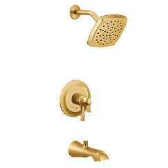 MOEN UTS4913EPBG Flara Brushed gold M-CORE 4-Series tub/shower, Brushed Gold