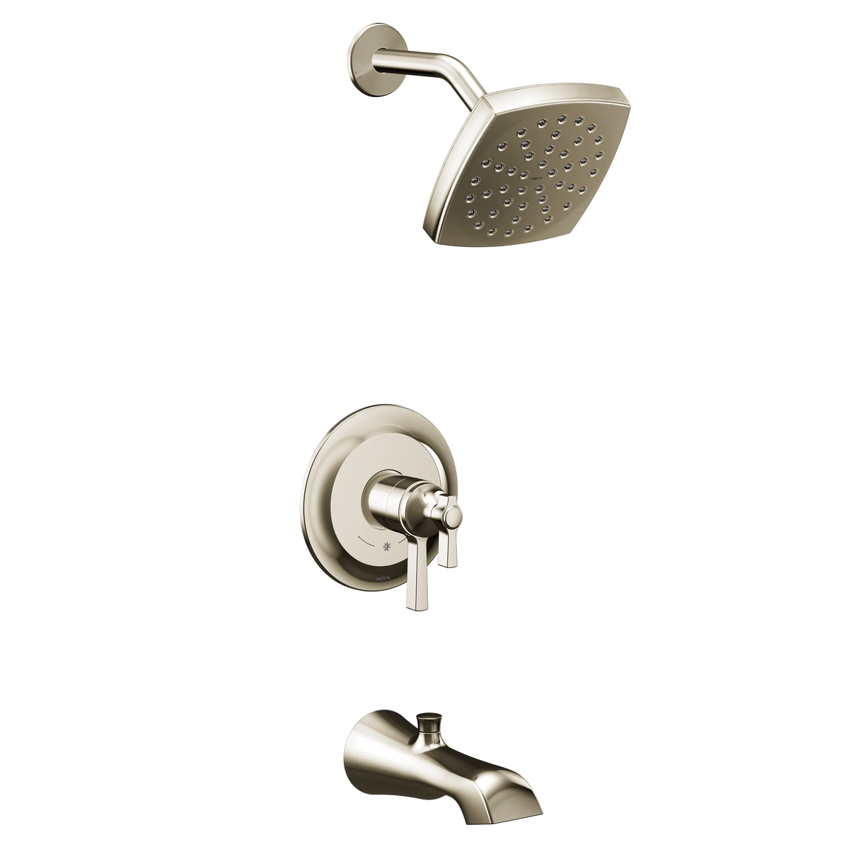 MOEN UTS4913EPNL Flara M-Core 4-Series Tub and Shower Trim - Polished Nickel