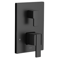 MOEN UTS9011BL 90 Degree M-Core 3-Series with Integrated Transfer Valve Trim - Matte Black