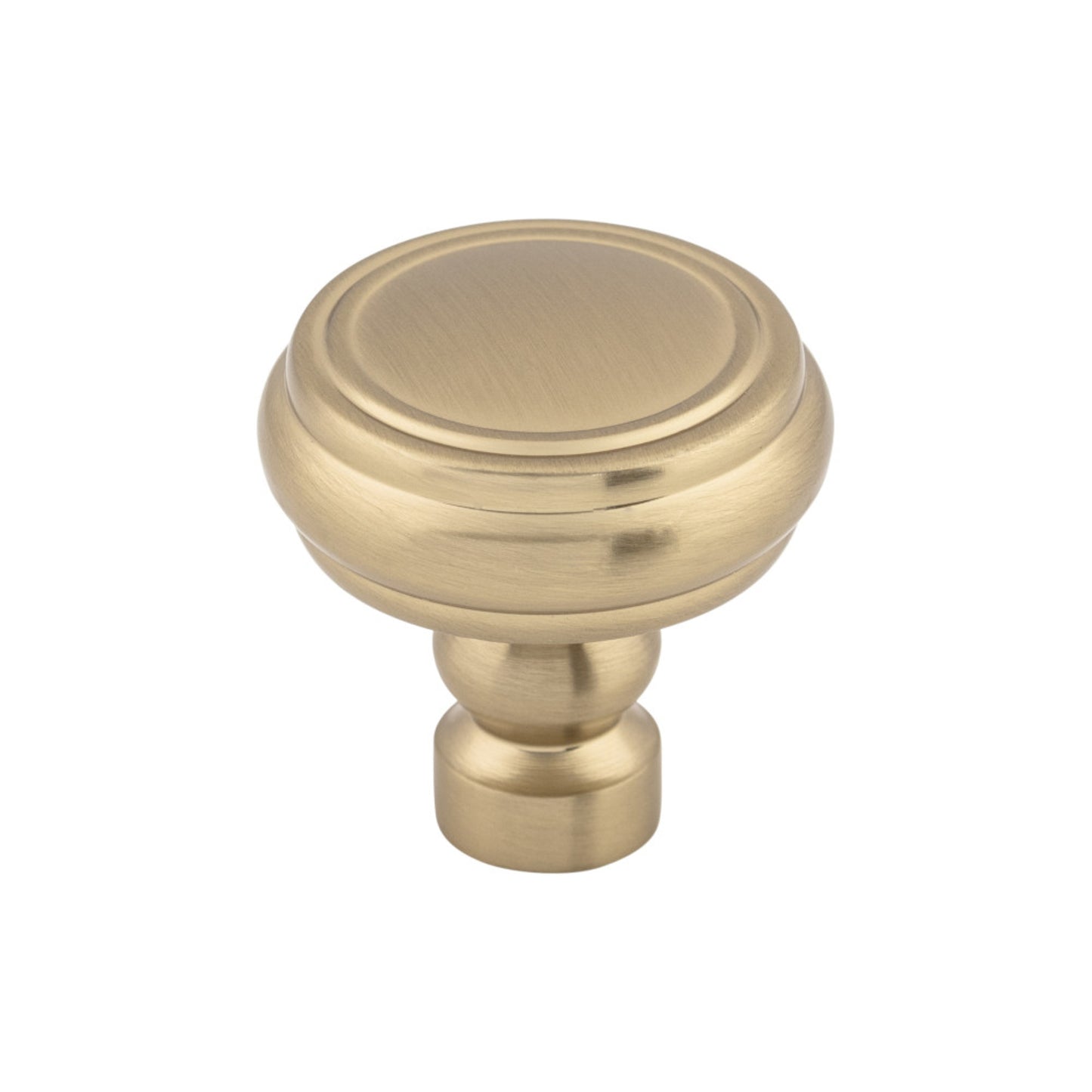 TOP KNOBS TK880HB Brixton Rimmed 1 1/4" Diameter Round Knob - Honey Bronze