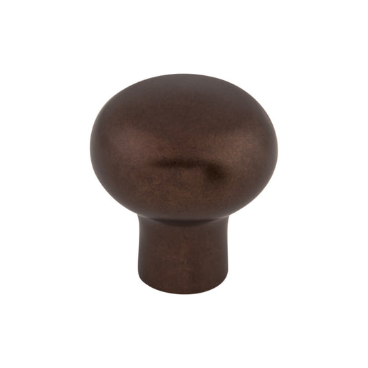 TOP KNOBS M1548 Aspen Round 7/8" Diameter Round Knob - Mahogany Bronze