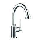 HANSGROHE 04215000 Talis C HighArc Kitchen Faucet, 2-Spray Pull-Down, 1.75 GPM - Chrome