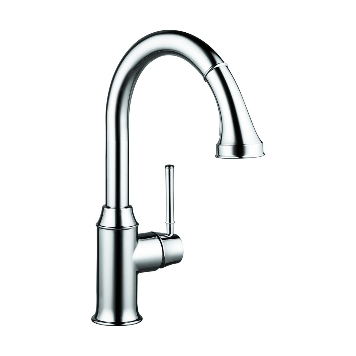 HANSGROHE 04215000 Talis C HighArc Kitchen Faucet, 2-Spray Pull-Down, 1.75 GPM - Chrome