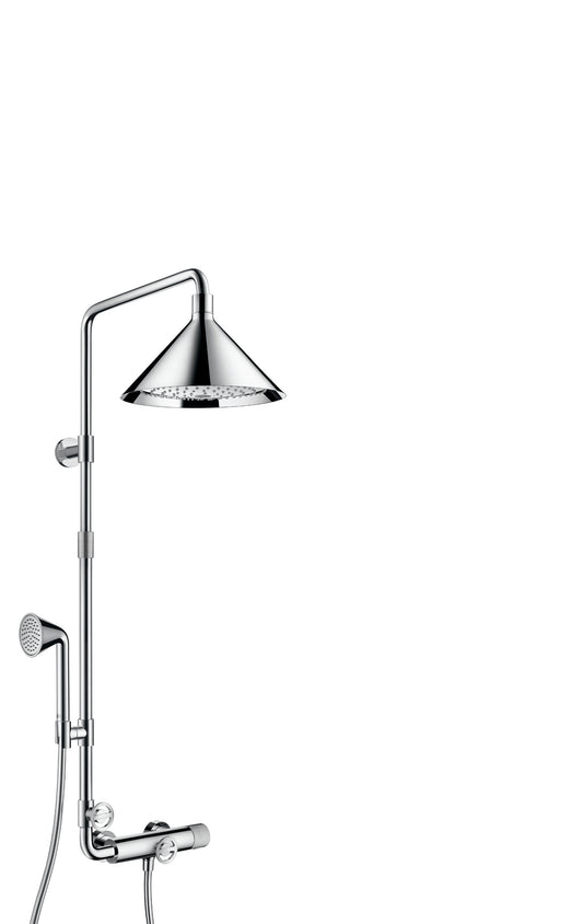 AXOR 26020001 Showers/Front Showerpipe 240 2-Jet, 2.5 GPM - Chrome