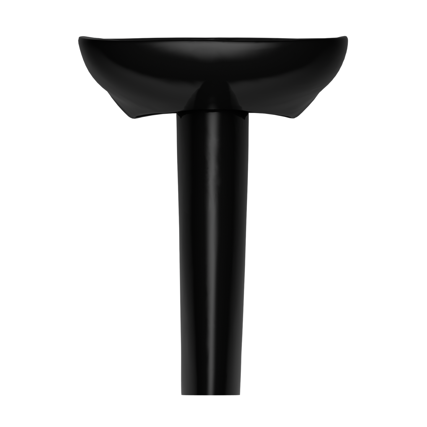 TOTO LPT241#51 Supreme Oval Basin Pedestal Bathroom Sink for Single Hole Faucets , Ebony