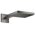 AXOR 10925331 ShowerSolutions Showerhead 240 1-Jet with Showerarm Trim, 2.5 GPM - Polished Black Chrome