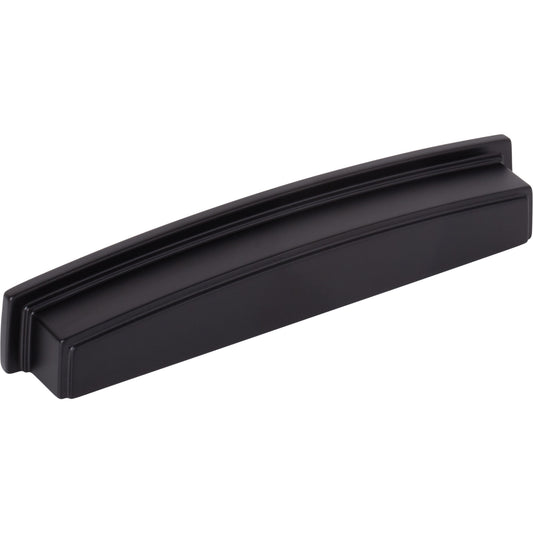 JEFFREY ALEXANDER 141-160MB Renzo 160 mm Center-to-Center Cup/Bin Pull - Matte Black