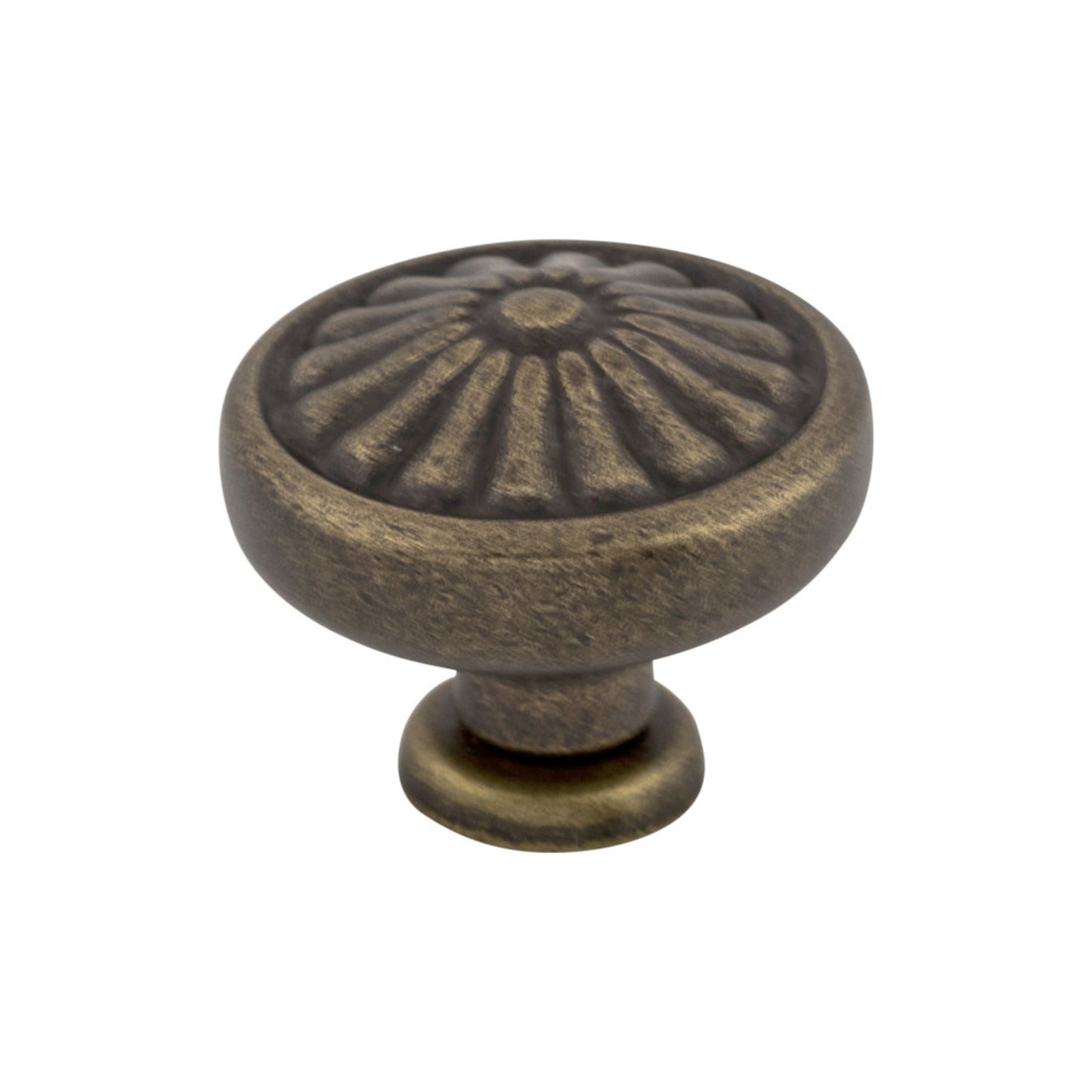 TOP KNOBS M1597 Flower 1 1/4" Diameter Round Knob - German Bronze