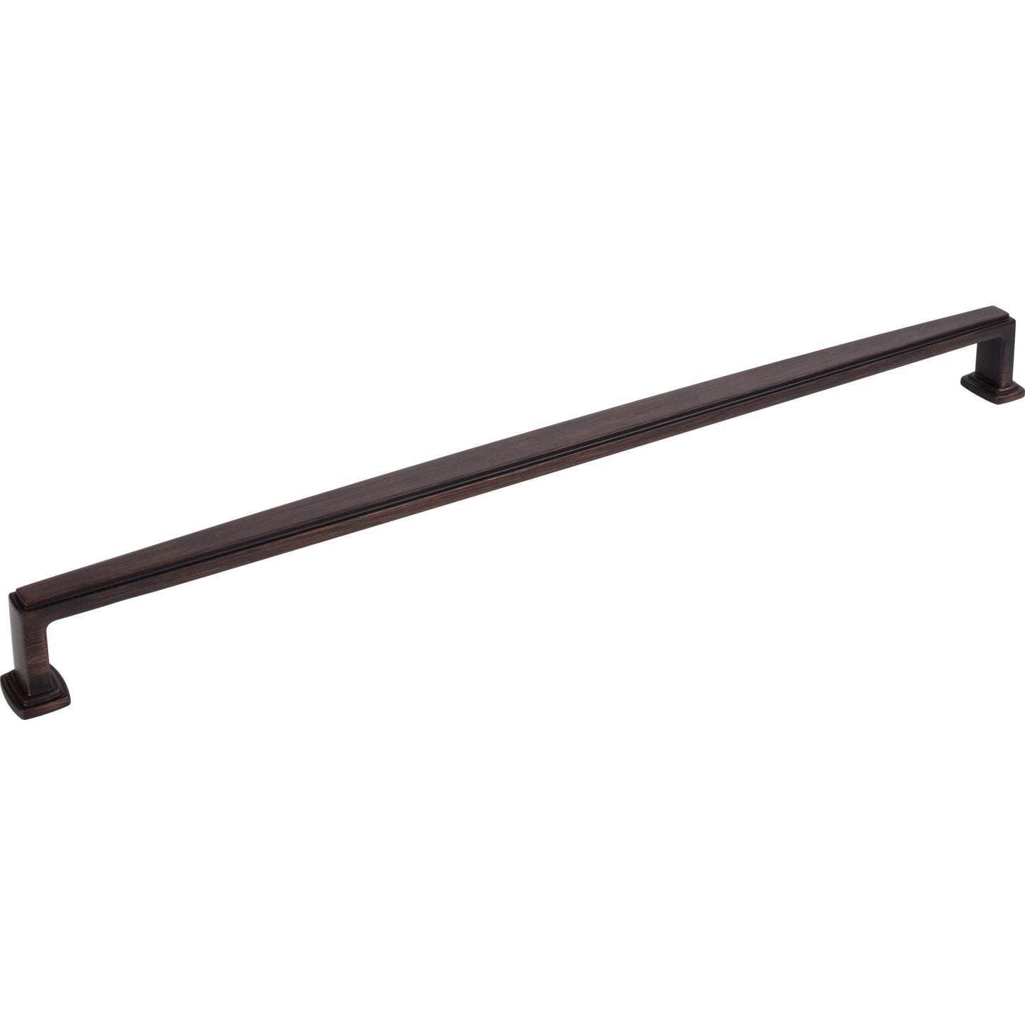 JEFFREY ALEXANDER 171-18DBAC Richard 18" Center-to-Center Appliance Pull - Brushed Oil Rubbed Bronze