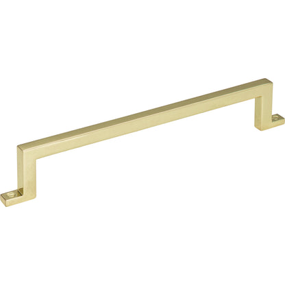 ATLAS 387-PB Campaign 6 5/16" Center to Center Bar Pull - Polished Brass