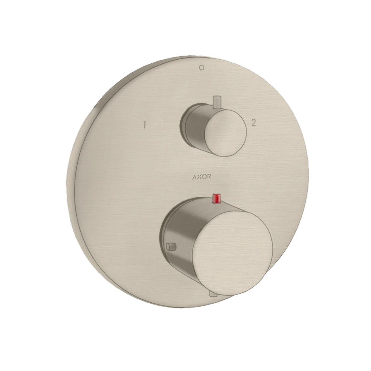 AXOR 10720821 Starck Thermostatic Trim with Volume Control and Diverter - Brushed Nickel