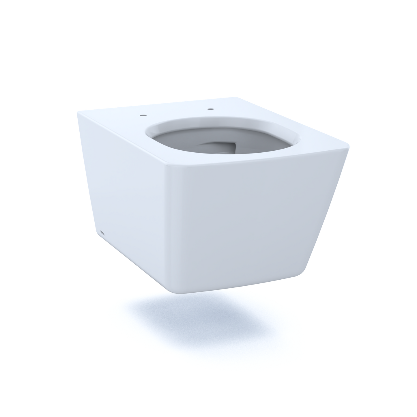 TOTO CT449CFG#01 Sp Wall-Hung Contemporary Square-Shape Dual Flush 1.28 And 0.9 Gpf Toilet With Cefiontect- Ct449Cfg#01 - Cotton White