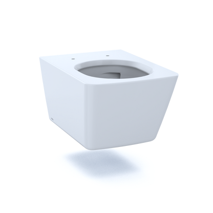 TOTO CT449CFG#01 Sp Wall-Hung Contemporary Square-Shape Dual Flush 1.28 And 0.9 Gpf Toilet With Cefiontect- Ct449Cfg#01 - Cotton White