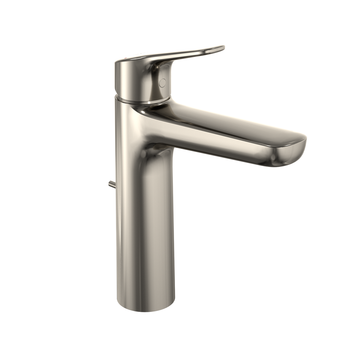 TOTO TLG03303U#PN Gs Series 1.2 Gpm Single Handle Bathroom Faucet For Semi-Vessel Sink With Comfort Glide Technology And Drain Assembly - Polished Nickel