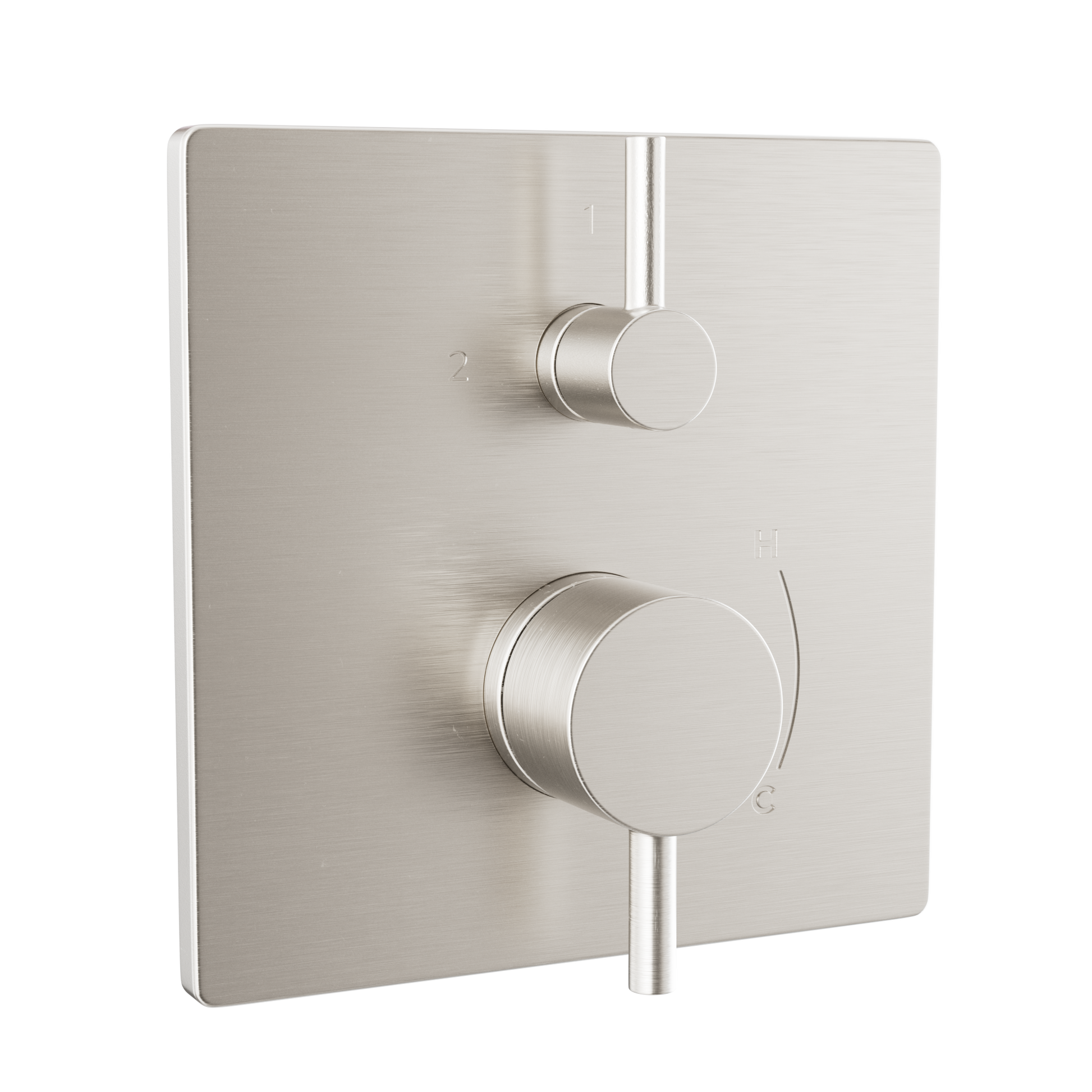 TOTO TBV02802U#BN Square Pressure Balance Valve With Diverter Trim - Brushed Nickel
