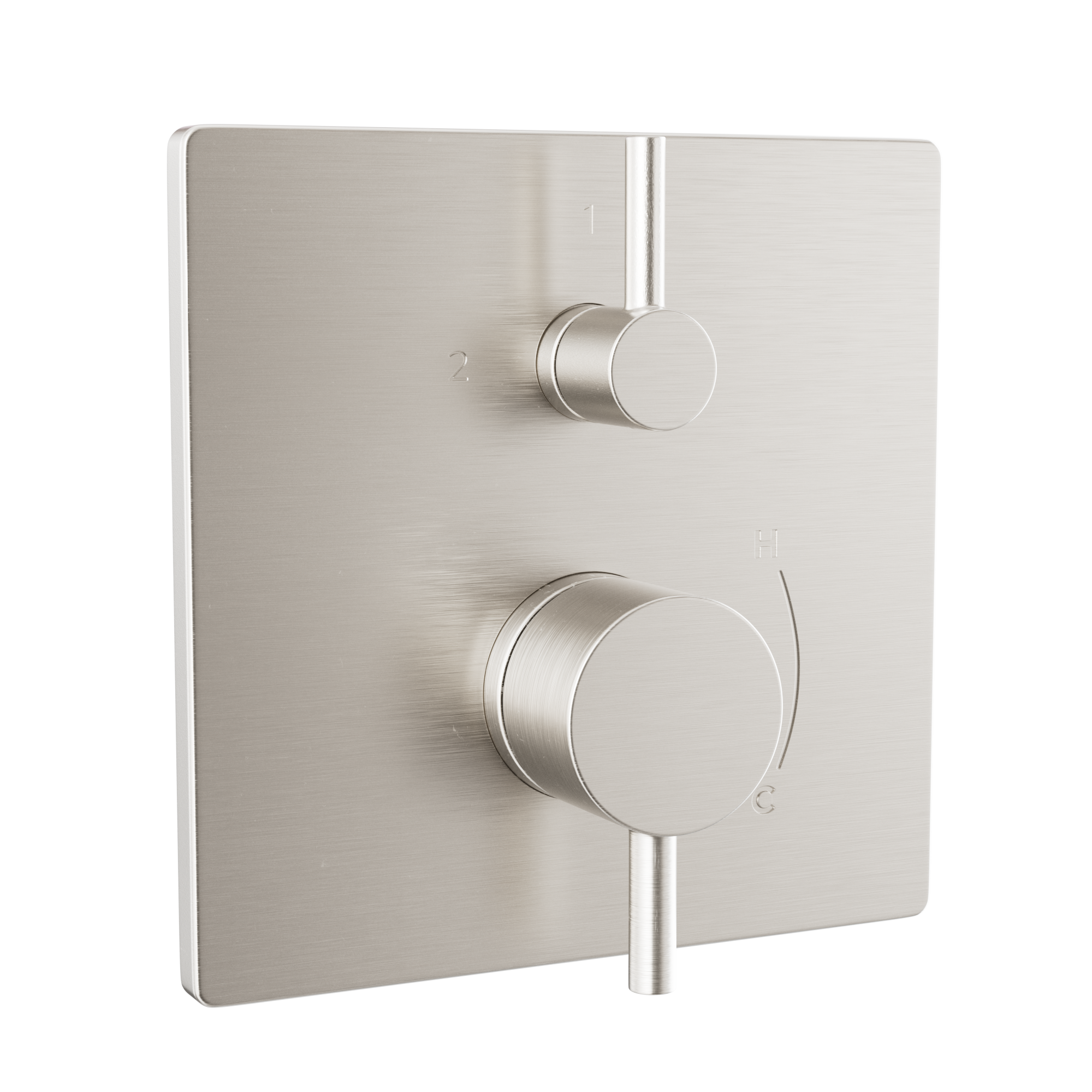 TOTO TBV02802U#BN Square Pressure Balance Valve With Diverter Trim - Brushed Nickel