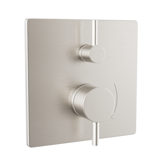 TOTO TBV02802U#BN Square Pressure Balance Valve With Diverter Trim - Brushed Nickel